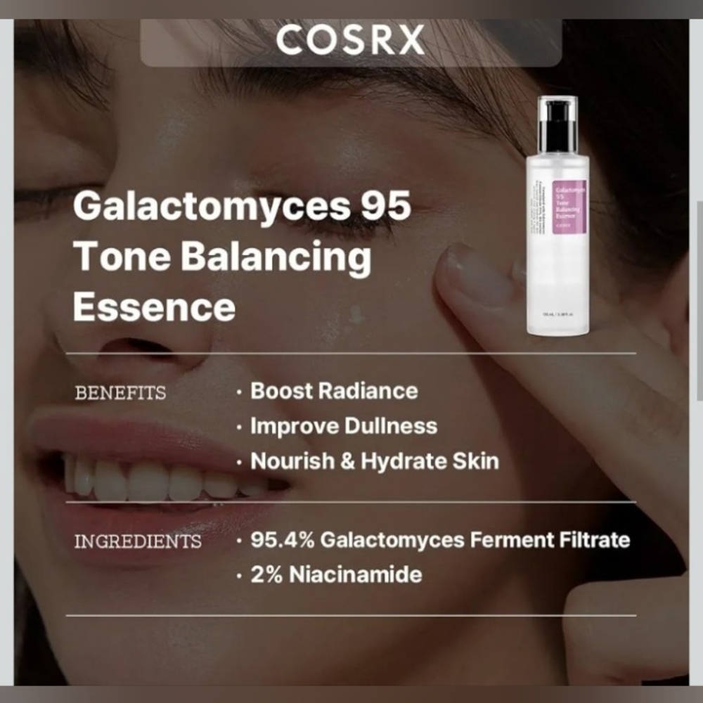Cosrx Galactomyces 95 Tone Balancing Essence,  3.38 Fl oz , New Exp 6/2026 - Picture 6 of 6